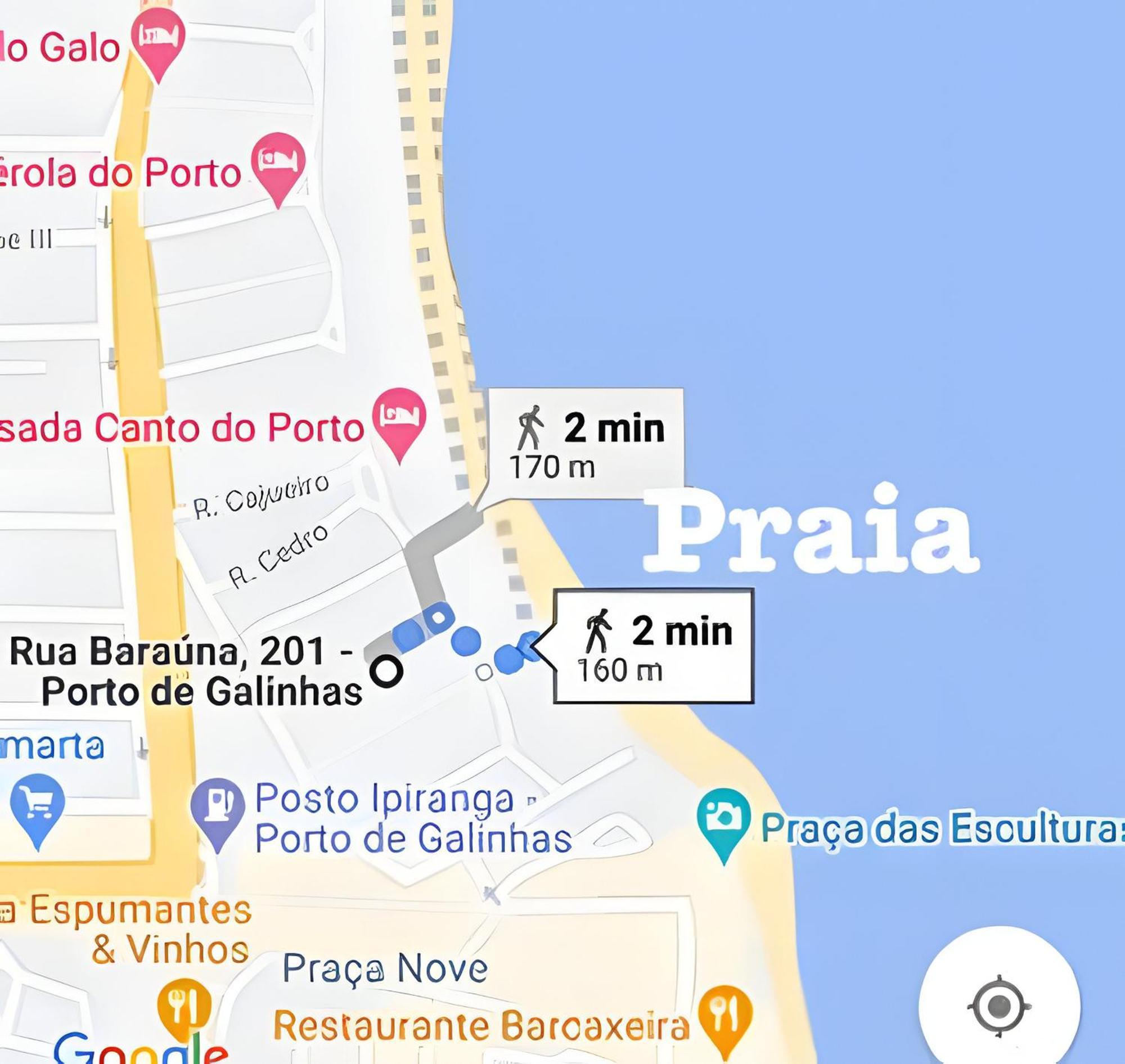Apartamento Com 2 Quartos A 50 Metros Da Praia Porto de Galinhas Exterior photo